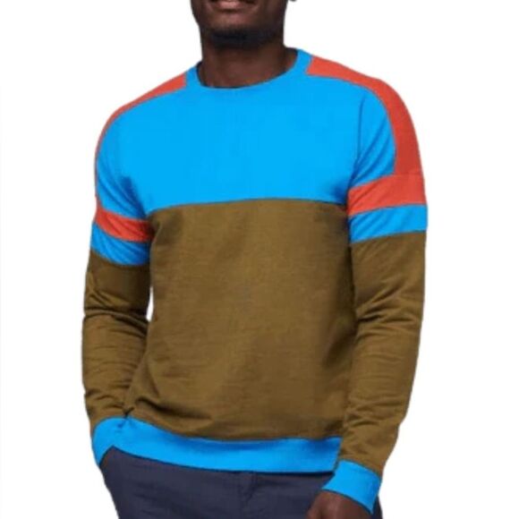 Cotopaxi men’s xl bandera organic sweatshirt colorblock mid layer retro look - Picture 1 of 7